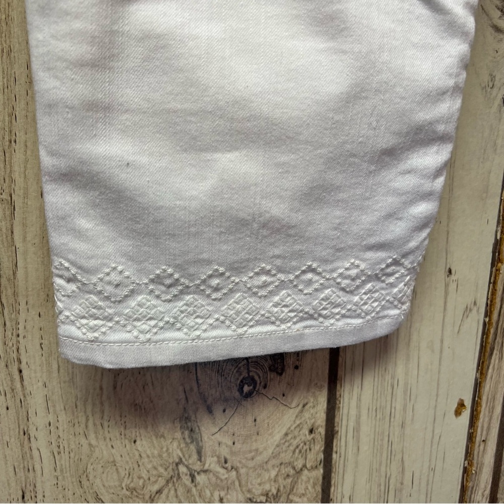 Northern Reflections White Size 12 Women's Capris - Weekend Cut - Picture 5 of 9